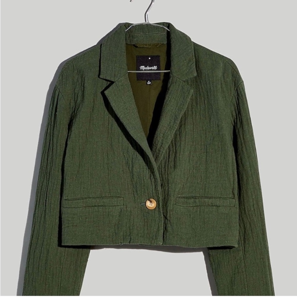 Madewell Cropped Blazer - L